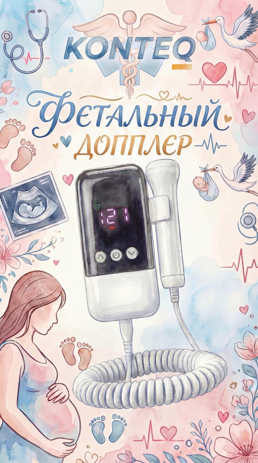 Фетальный допплер KONTEQ BT330 - дополнительное фото 2